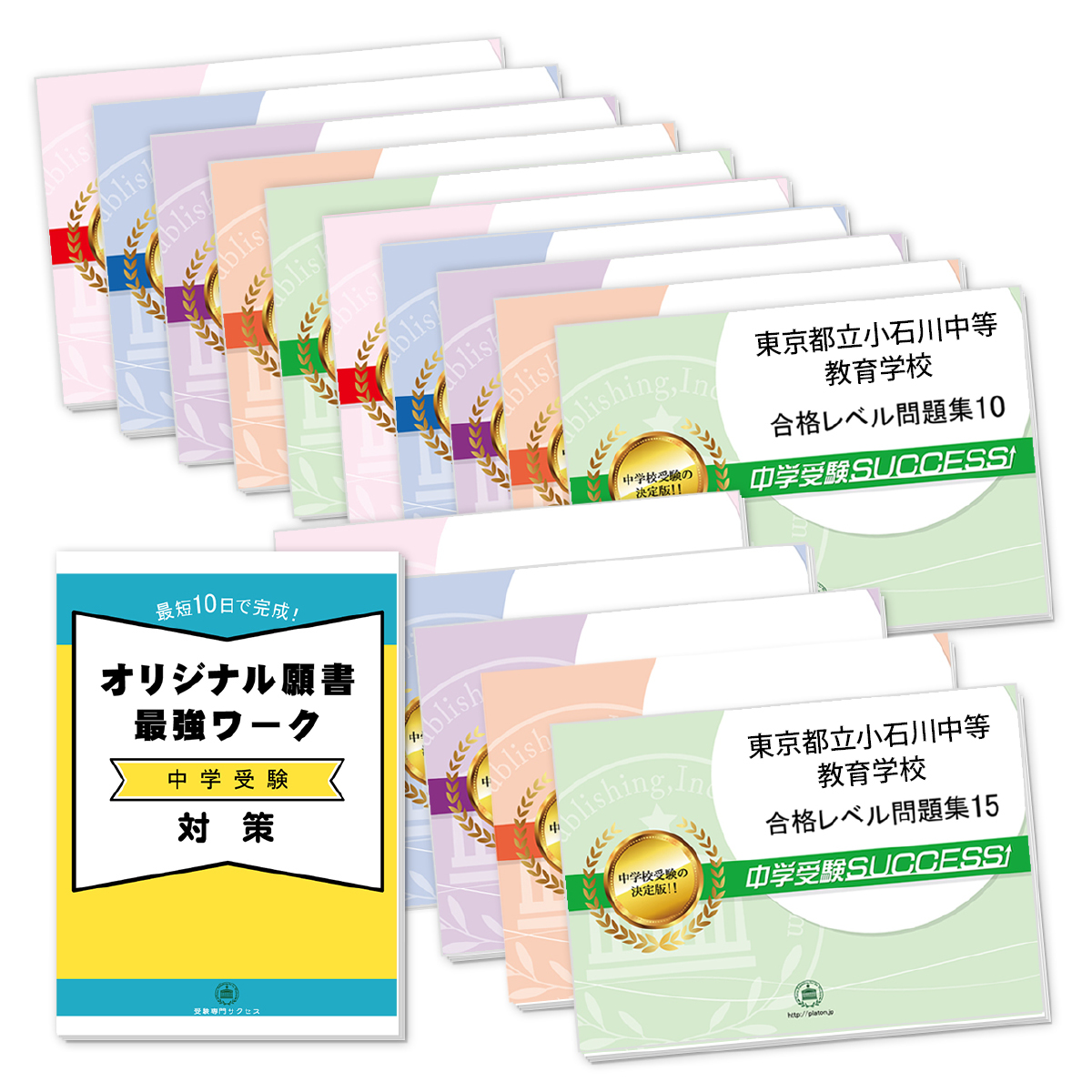 東京都立小石川中等教育学校 受験合格セット 志望校別中学受験合格対策問題集 受験専門サクセス